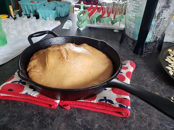 Photograph of dutch baby.